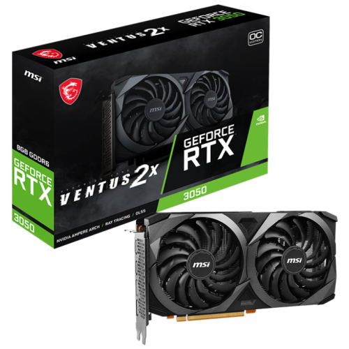 Купить Видеокарта MSI GeForce RTX 3050 VENTUS 2X OCV1 8192MB (RTX 3050 VENTUS 2X 8G OCV1) (Восстановлено продавцом, 772154) с проверкой совместимости: обзор, характеристики, цена в Киеве, Днепре, Одессе, Харькове, Украине | интернет-магазин TELEMART.UA фото