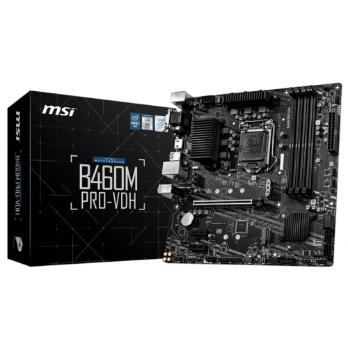 Купить Материнская плата MSI B460M PRO-VDH (s1200, Intel B460) (Восстановлено продавцом, 772186) с проверкой совместимости: обзор, характеристики, цена в Киеве, Днепре, Одессе, Харькове, Украине | интернет-магазин TELEMART.UA фото