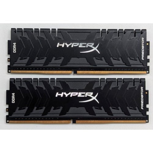 Озп HyperX DDR4 16GB (2x8GB) 2666Mhz Predator (HX426C13PB3K2/16) (Відновлено продавцем, 772382) купити з перевіркою сумісності: огляд, характеристики, ціна у Києві, Львові, Вінниці, Хмельницькому, Івано-Франківську, Україні | інтернет-магазин TELEMART.UA фото