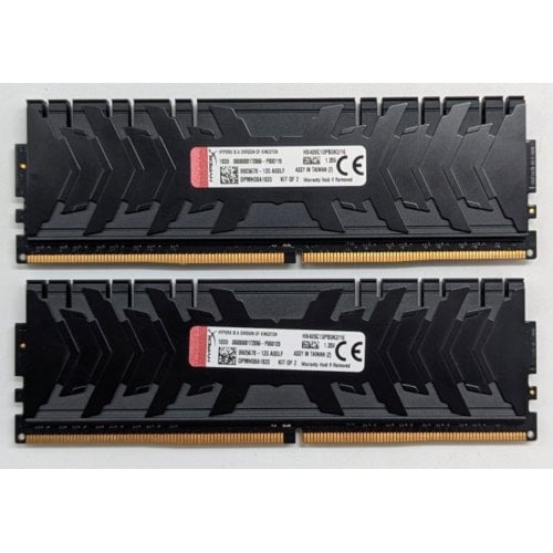 Озп HyperX DDR4 16GB (2x8GB) 2666Mhz Predator (HX426C13PB3K2/16) (Відновлено продавцем, 772382) купити з перевіркою сумісності: огляд, характеристики, ціна у Києві, Львові, Вінниці, Хмельницькому, Івано-Франківську, Україні | інтернет-магазин TELEMART.UA фото
