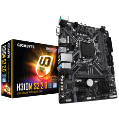 Материнская плата Gigabyte H310M S2 2.0 (s1151-V2, Intel H310) (Восстановлено продавцом, 772400)