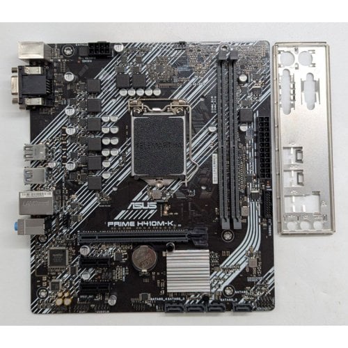 Материнська плата Asus PRIME H410M-K (s1200, Intel H410) (Відновлено продавцем, 772403) купити з перевіркою сумісності: огляд, характеристики, ціна у Києві, Львові, Вінниці, Хмельницькому, Івано-Франківську, Україні | інтернет-магазин TELEMART.UA фото