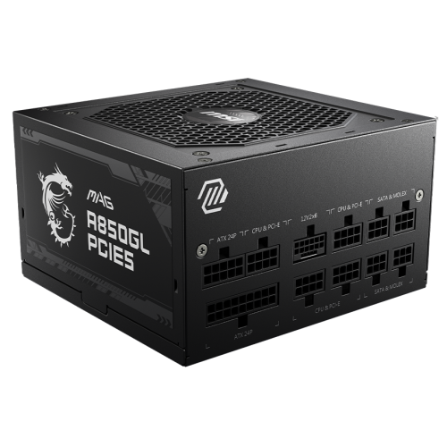 Уцінка блок живлення MSI MAG 850W PCIE5 (A850GL) (Нерідне пакування, 772409) купити з перевіркою сумісності: огляд, характеристики, ціна у Києві, Львові, Вінниці, Хмельницькому, Івано-Франківську, Україні | інтернет-магазин TELEMART.UA фото