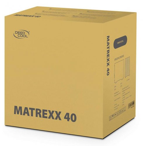 Купить Корпус Deepcool MATREXX 40 Tempered Glass без БП (DP-MATX-MATREXX40) Black (Восстановлено продавцом, 772410) с проверкой совместимости: обзор, характеристики, цена в Киеве, Днепре, Одессе, Харькове, Украине | интернет-магазин TELEMART.UA фото
