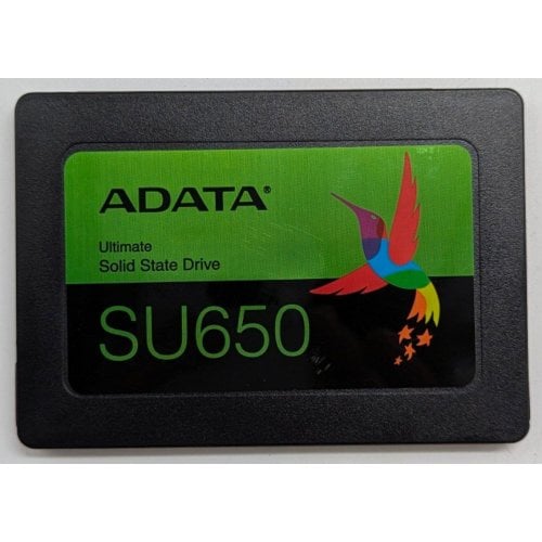 Купить Ssd-диск ADATA Ultimate SU650 3D NAND TLC 256GB 2.5" (ASU650SS-256GT-R) (Восстановлено продавцом, 772420) с проверкой совместимости: обзор, характеристики, цена в Киеве, Днепре, Одессе, Харькове, Украине | интернет-магазин TELEMART.UA фото
