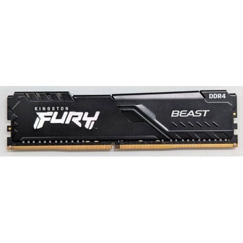 Купить Озу Kingston DDR4 16GB 3200Mhz FURY Beast Black (KF432C16BB1/16) (Восстановлено продавцом, 772522) с проверкой совместимости: обзор, характеристики, цена в Киеве, Днепре, Одессе, Харькове, Украине | интернет-магазин TELEMART.UA фото