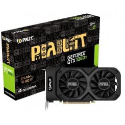 Видеокарта Palit GeForce GTX 1050 Ti DUAL OC 4096MB (NE5105TS18G1-1071D) (Восстановлено продавцом, 772528)
