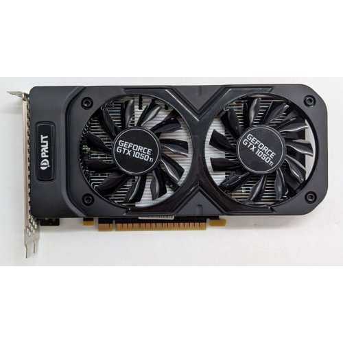 Відеокарта Palit GeForce GTX 1050 Ti DUAL OC 4096MB (NE5105TS18G1-1071D) (Відновлено продавцем, 772528) купити з перевіркою сумісності: огляд, характеристики, ціна у Києві, Львові, Вінниці, Хмельницькому, Івано-Франківську, Україні | інтернет-магазин TELEMART.UA фото