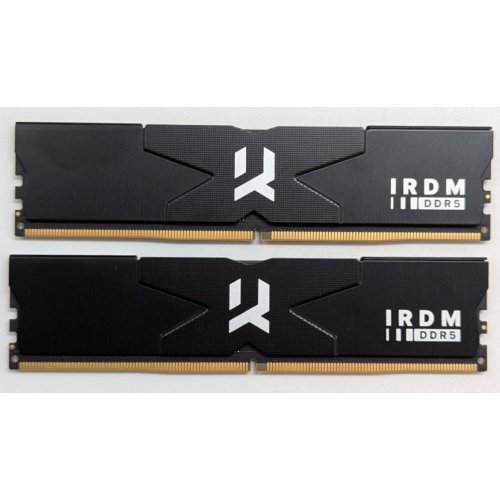 Озп GoodRAM DDR5 32GB (2x16GB) 6000MHz IRDM Black (IR-6000D564L36S/32GDC) (Відновлено продавцем, 772530) купити з перевіркою сумісності: огляд, характеристики, ціна у Києві, Львові, Вінниці, Хмельницькому, Івано-Франківську, Україні | інтернет-магазин TELEMART.UA фото