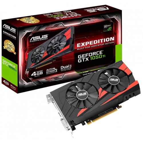Відеокарта Asus GeForce GTX 1050 Ti Expedition 4096MB (EX-GTX1050TI-4G) (Відновлено продавцем, 772673) купити з перевіркою сумісності: огляд, характеристики, ціна у Києві, Львові, Вінниці, Хмельницькому, Івано-Франківську, Україні | інтернет-магазин TELEMART.UA фото