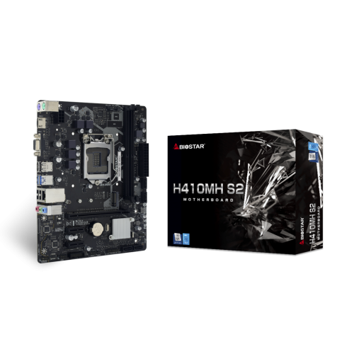 Материнська плата Biostar H410MH S2 (s1200, H510) (Відновлено продавцем, 772682) купити з перевіркою сумісності: огляд, характеристики, ціна у Києві, Львові, Вінниці, Хмельницькому, Івано-Франківську, Україні | інтернет-магазин TELEMART.UA фото