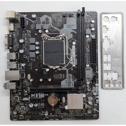 Материнська плата Biostar H410MH S2 (s1200, H510) (Відновлено продавцем, 772682) купити з перевіркою сумісності: огляд, характеристики, ціна у Києві, Львові, Вінниці, Хмельницькому, Івано-Франківську, Україні | інтернет-магазин TELEMART.UA фото