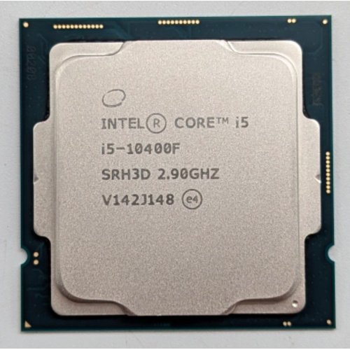 Процесор Intel Core i5-10400F 2.9(4.3)GHz 12MB s1200 Tray (CM8070104282719) (Відновлено продавцем, 772687) купити з перевіркою сумісності: огляд, характеристики, ціна у Києві, Львові, Вінниці, Хмельницькому, Івано-Франківську, Україні | інтернет-магазин TELEMART.UA фото