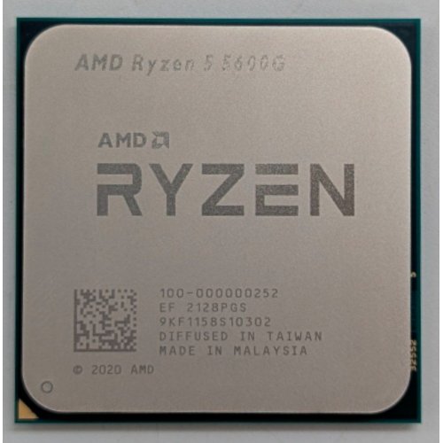 Процесор AMD Ryzen 5 5600G 3.9(4.4)GHz 16MB sAM4 Tray (100-000000252) (Відновлено продавцем, 772696) купити з перевіркою сумісності: огляд, характеристики, ціна у Києві, Львові, Вінниці, Хмельницькому, Івано-Франківську, Україні | інтернет-магазин TELEMART.UA фото