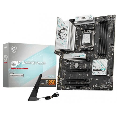 Купить Уценка материнская плата MSI B850 GAMING PLUS WIFI (sAM5, AMD B850) (Следы использования, 772709) с проверкой совместимости: обзор, характеристики, цена в Киеве, Днепре, Одессе, Харькове, Украине | интернет-магазин TELEMART.UA фото