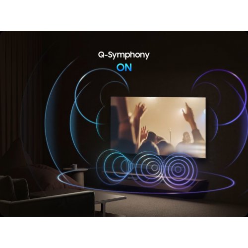 Купити Телевізор Samsung 85" QLED Q7F 4K (QE85Q7FAAUXUA) Black - ціна в Києві, Львові, Вінниці, Хмельницькому, Франківську, Україні | інтернет-магазин TELEMART.UA фото