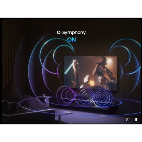 Купити Телевізор Samsung 65" QLED Q7F5 4K (QE65Q7F5AUXUA) Black - ціна в Києві, Львові, Вінниці, Хмельницькому, Франківську, Україні | інтернет-магазин TELEMART.UA фото