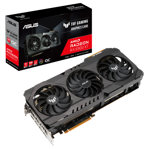 Відеокарта Asus TUF Radeon RX 6900 XT OC 16384MB (TUF-RX6900XT-O16G-GAMING) (Відновлено продавцем, 772823) купити з перевіркою сумісності: огляд, характеристики, ціна у Києві, Львові, Вінниці, Хмельницькому, Івано-Франківську, Україні | інтернет-магазин TELEMART.UA фото
