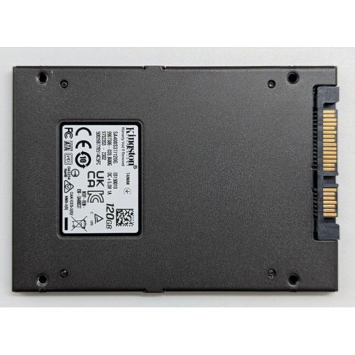 Ssd-диск Kingston SSDNow A400 TLC 120GB 2.5'' (SA400S37/120G) (Відновлено продавцем, 772836) купити з перевіркою сумісності: огляд, характеристики, ціна у Києві, Львові, Вінниці, Хмельницькому, Івано-Франківську, Україні | інтернет-магазин TELEMART.UA фото