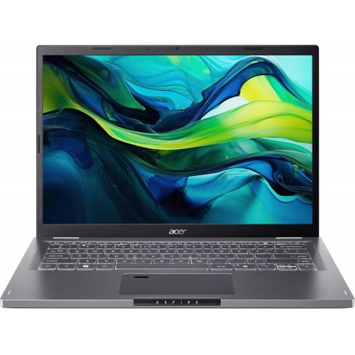 Купити Ноутбук Acer Aspire 14 A14-51M (NX.KXHEU.002) Steel Gray - ціна в Києві, Львові, Вінниці, Хмельницькому, Франківську, Україні | інтернет-магазин TELEMART.UA фото
