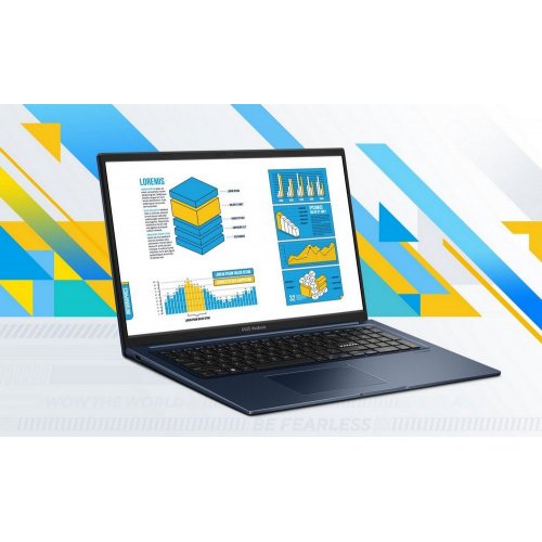 Купити Ноутбук Asus Vivobook 17 X1704VA-AU664 (90NB10V2-M00SN0) Quiet Blue - ціна в Києві, Львові, Вінниці, Хмельницькому, Франківську, Україні | інтернет-магазин TELEMART.UA фото