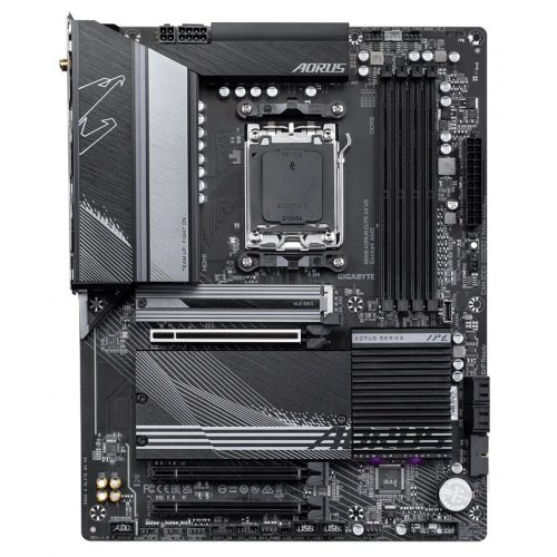 Уцінка материнська плата Gigabyte B650 AORUS ELITE AX V2 (sAM5, AMD B650) (Сліди встановлення, 772879) купити з перевіркою сумісності: огляд, характеристики, ціна у Києві, Львові, Вінниці, Хмельницькому, Івано-Франківську, Україні | інтернет-магазин TELEMART.UA фото