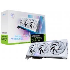 Видеокарта MSI GeForce RTX 5070 Ti GAMING TRIO OC WHITE 16384MB (RTX 5070 Ti 16G GAMING TRIO OC WHITE)