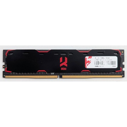 Купить Озу GoodRAM DDR4 8GB 2400Mhz IRDM Black (IR-2400D464L15S/8G) (Восстановлено продавцом, 772886) с проверкой совместимости: обзор, характеристики, цена в Киеве, Днепре, Одессе, Харькове, Украине | интернет-магазин TELEMART.UA фото