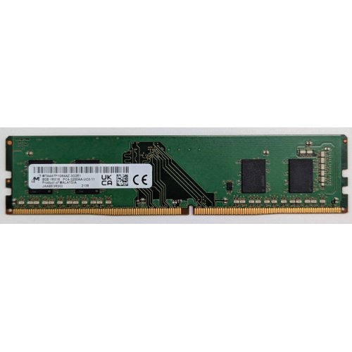Озп Micron DDR4 8GB 3200MHz (MTA4ATF1G64AZ-3G2) (Відновлено продавцем, 772890) купити з перевіркою сумісності: огляд, характеристики, ціна у Києві, Львові, Вінниці, Хмельницькому, Івано-Франківську, Україні | інтернет-магазин TELEMART.UA фото