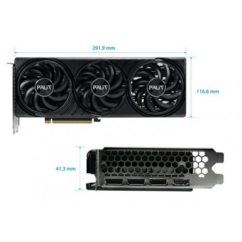 Уцінка відеокарта Palit GeForce RTX 5070 Infinity 3 12288MB (NE75070019K9-GB2050S) (Відкрито пакування, 772900) купити з перевіркою сумісності: огляд, характеристики, ціна у Києві, Львові, Вінниці, Хмельницькому, Івано-Франківську, Україні | інтернет-магазин TELEMART.UA фото