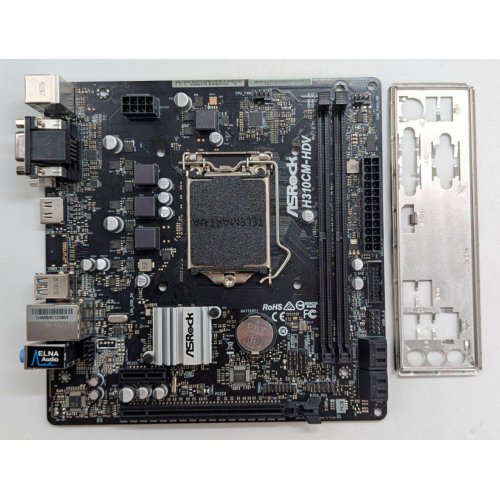 Материнська плата AsRock H310CM-HDV (s1151-V2, Intel H310) (Відновлено продавцем, 773104) купити з перевіркою сумісності: огляд, характеристики, ціна у Києві, Львові, Вінниці, Хмельницькому, Івано-Франківську, Україні | інтернет-магазин TELEMART.UA фото