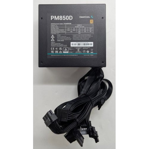 Купить Блок питания Deepcool PM850D 850W (R-PM850D-FA0B-EU) (Восстановлено продавцом, 773154) с проверкой совместимости: обзор, характеристики, цена в Киеве, Днепре, Одессе, Харькове, Украине | интернет-магазин TELEMART.UA фото