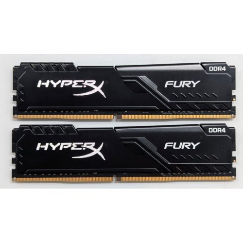 Купить Озу HyperX DDR4 16GB (2x8GB) 2666Mhz Fury Black (HX426C16FB3K2/16) (Восстановлено продавцом, 773168) с проверкой совместимости: обзор, характеристики, цена в Киеве, Днепре, Одессе, Харькове, Украине | интернет-магазин TELEMART.UA фото