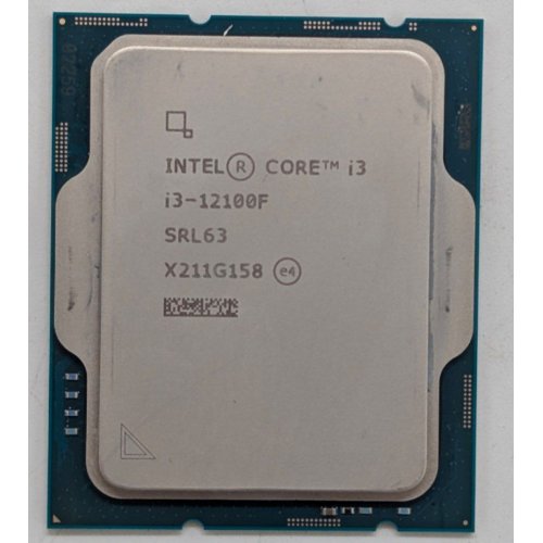 Процесор Intel Core i3-12100F 3.3(4.3)GHz 12MB s1700 Box (BX8071512100F) (Відновлено продавцем, 773170) купити з перевіркою сумісності: огляд, характеристики, ціна у Києві, Львові, Вінниці, Хмельницькому, Івано-Франківську, Україні | інтернет-магазин TELEMART.UA фото