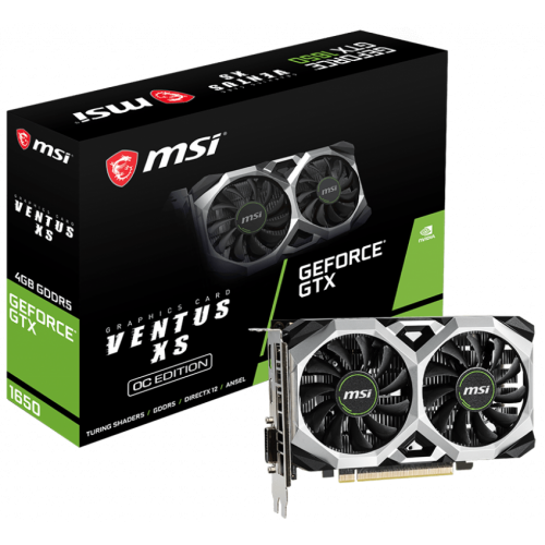 Відеокарта MSI GeForce GTX 1650 VENTUS XS OC 4096MB (GTX 1650 VENTUS XS 4G OC) (Відновлено продавцем, 773193) купити з перевіркою сумісності: огляд, характеристики, ціна у Києві, Львові, Вінниці, Хмельницькому, Івано-Франківську, Україні | інтернет-магазин TELEMART.UA фото