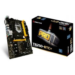 Материнская плата Biostar TB250-BTC+ (s1151, Intel B250) (Восстановлено продавцом, 773206)
