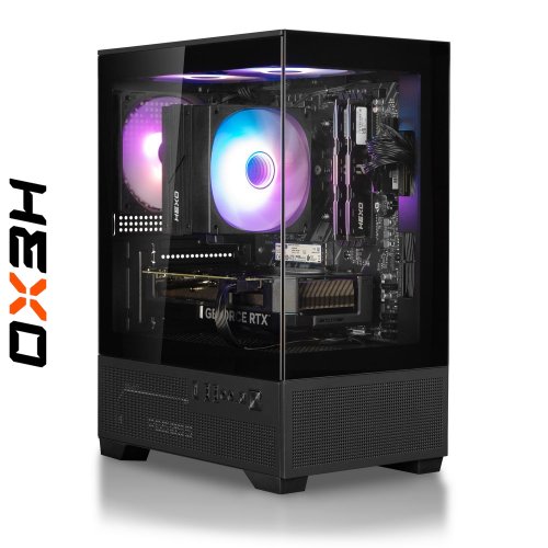 ПК для стрімінгу HEXO JustCaster StarterStreamer Base (HSP-5600N5060-32S1TBK) Black купити в Україні: Київ, Львів, Хмельницький, Тернопіль | Низька ціна, відгуки, характеристики від TELEMART фото