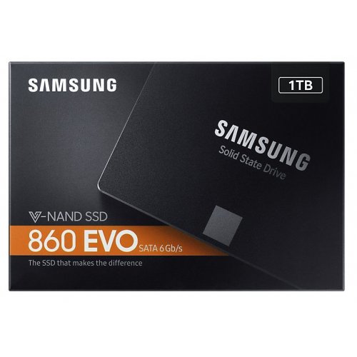 Продати SSD-диск Samsung 860 EVO V-NAND MLC 1TB 2.5" (MZ-76E1T0BW) за Trade-In у інтернет-магазині Телемарт - Київ, Дніпро, Україна фото