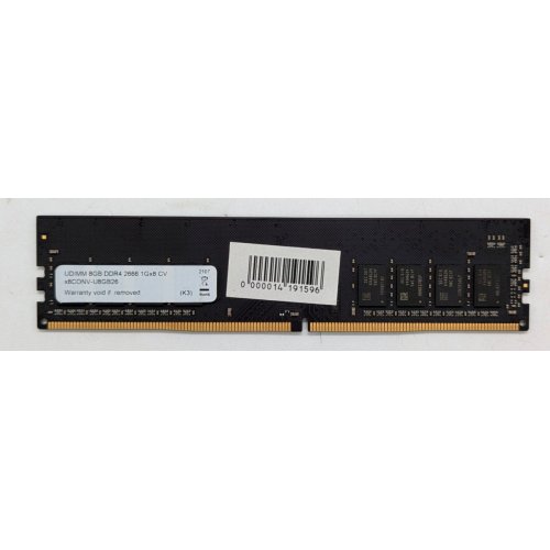 Озп Samsung DDR4 8GB 2666Mhz (x8CONV-U8GB) OEM (Відновлено продавцем, 773287) купити з перевіркою сумісності: огляд, характеристики, ціна у Києві, Львові, Вінниці, Хмельницькому, Івано-Франківську, Україні | інтернет-магазин TELEMART.UA фото