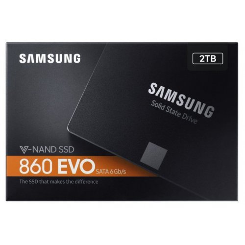 Продать SSD-диск Samsung 860 EVO V-NAND MLC 2TB 2.5" (MZ-76E2T0BW) по Trade-In интернет-магазине Телемарт - Киев, Днепр, Украина фото
