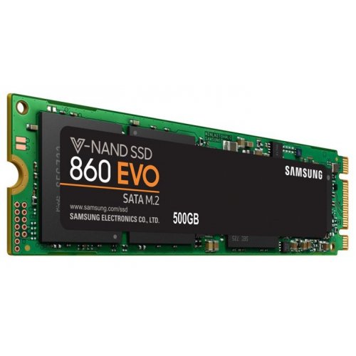 Продать SSD-диск Samsung 860 EVO V-NAND MLC 500GB M.2 (2280 SATA) (MZ-N6E500BW) по Trade-In интернет-магазине Телемарт - Киев, Днепр, Украина фото