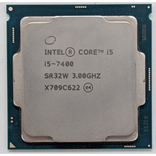 Купить Процессор Intel Core i5-7400 3.0(3.5)GHz 6MB s1151 Tray (CM8067702867050) (Восстановлено продавцом, 773455) с проверкой совместимости: обзор, характеристики, цена в Киеве, Днепре, Одессе, Харькове, Украине | интернет-магазин TELEMART.UA фото