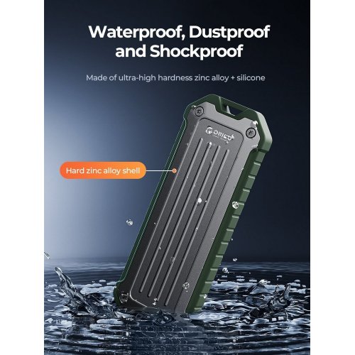 Купить Внешний карман ORICO OTPX-G2 M.2 NVME/SATA SSD Enclosure USB Type-C (ORICO-OTPX-G2-GR-BP) Green - цена в Харькове, Киеве, Днепре, Одессе
в интернет-магазине Telemart фото