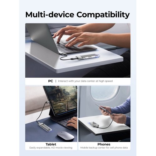 Внешний карман ORICO TXM2-C3 M.2 NVME SSD Enclosure USB Type-C (ORICO-TXM2-C3-GY-BP) Grey купить в Украине: Киев, Днепр, Харьков, Одесса  | Низкая цена, отзывы, характеристики от TELEMART фото