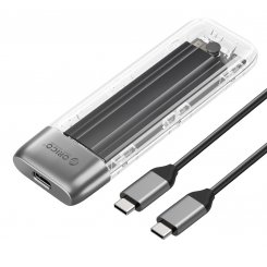 Внешний карман ORICO TXM2-C3 M.2 NVME SSD Enclosure USB Type-C (ORICO-TXM2-C3-GY-BP) Grey