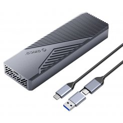 Внешний карман ORICO CNM2-G20 M.2 NVME SSD Enclosure USB Type-C (ORICO-CNM2-G20-GY-BP) Grey