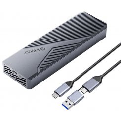 Зовнішня кишеня ORICO CNM2-U4 M.2 NVME SSD Enclosure USB Type-C (ORICO-CNM2-U4-GY-BP) Grey