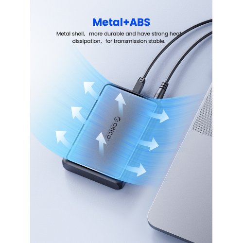 Купити Зовнішня кишеня ORICO DDL35-C3 3.5" HDD Enclosure USB Type-C (ORICO-DDL35-C3-EU-BK-BP) Black - ціна в Києві, Львові, Вінниці, Хмельницькому, Франківську, Україні | інтернет-магазин TELEMART.UA фото