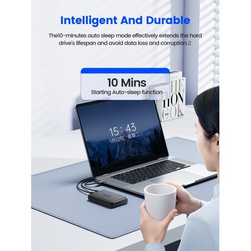 Купити Зовнішня кишеня ORICO DDL35-C3 3.5" HDD Enclosure USB Type-C (ORICO-DDL35-C3-EU-BK-BP) Black - ціна в Києві, Львові, Вінниці, Хмельницькому, Франківську, Україні | інтернет-магазин TELEMART.UA фото