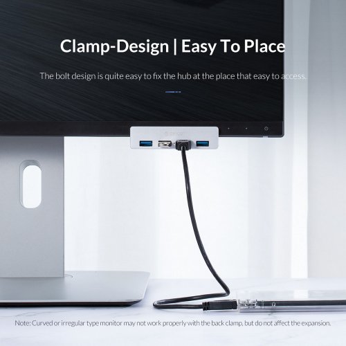 Купити USB-хаб ORICO MH4PU-P USB 4 in 1 (ORICO-MH4PU-P-SV-BP) Silver - ціна в Києві, Львові, Вінниці, Хмельницькому, Франківську, Україні | інтернет-магазин TELEMART.UA фото